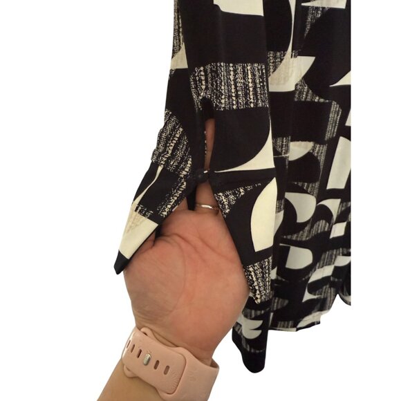 Ann Taylor Long Sleeve Wrap Dress with Tie Waist - Small - Picture 3 of 6